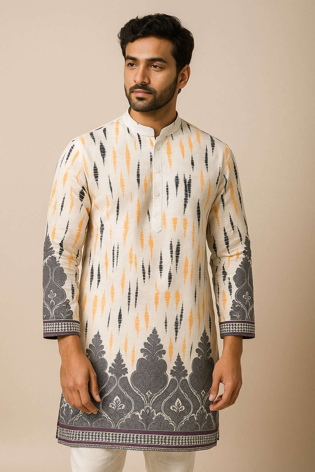 Digital Print Kurta for MEN