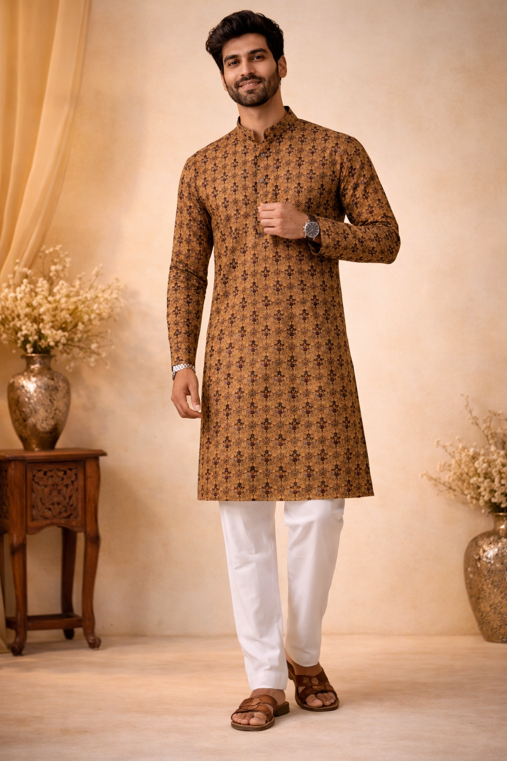 Chikankari Kurta for Men