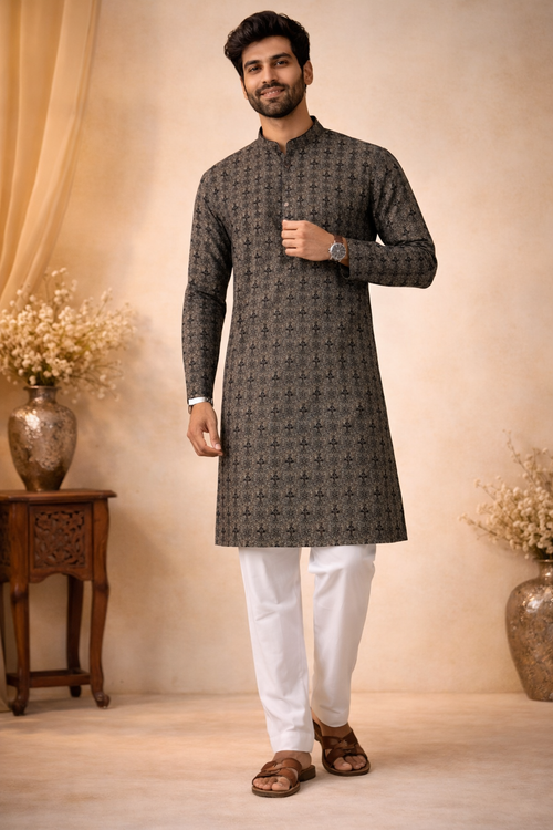 Chikankari Kurta for Men