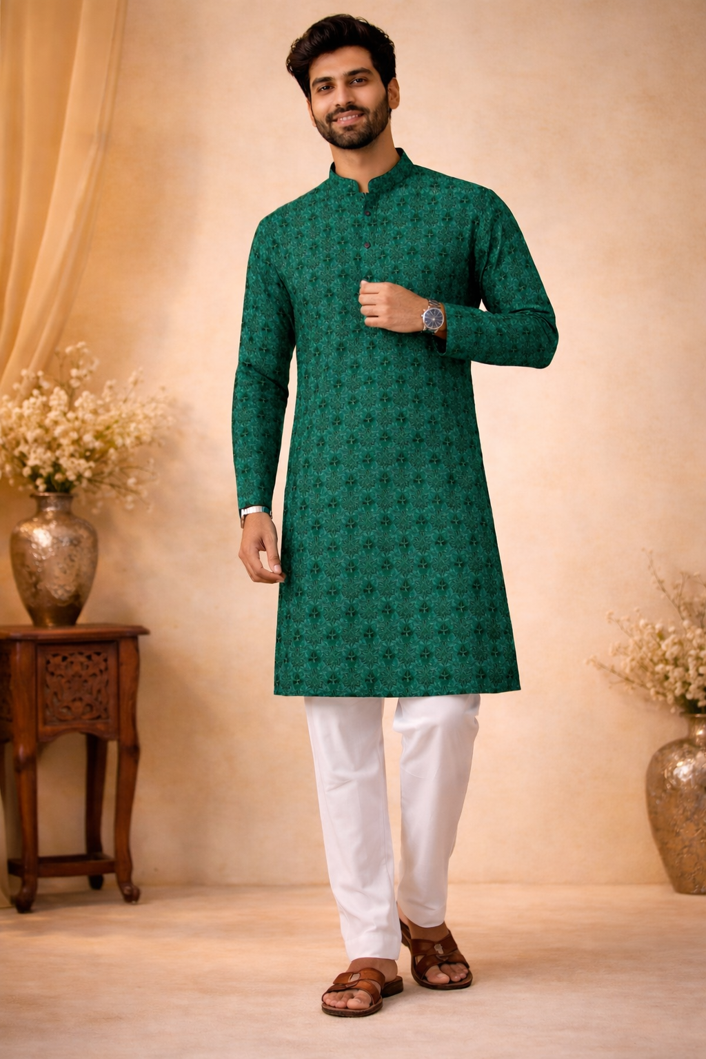 Chikankari Kurta for Men