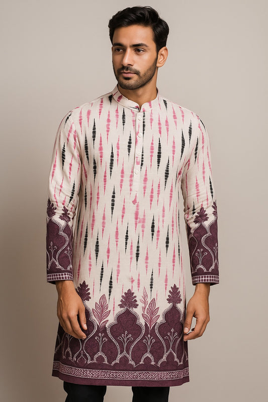 DIGITAL DAMAN PRINT KURTA