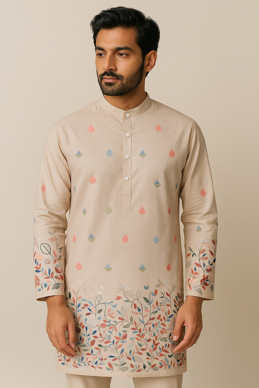 Digital Print Kurta for Men