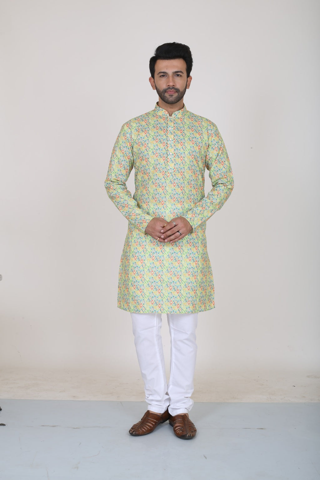 Digital Print Kurta for Men