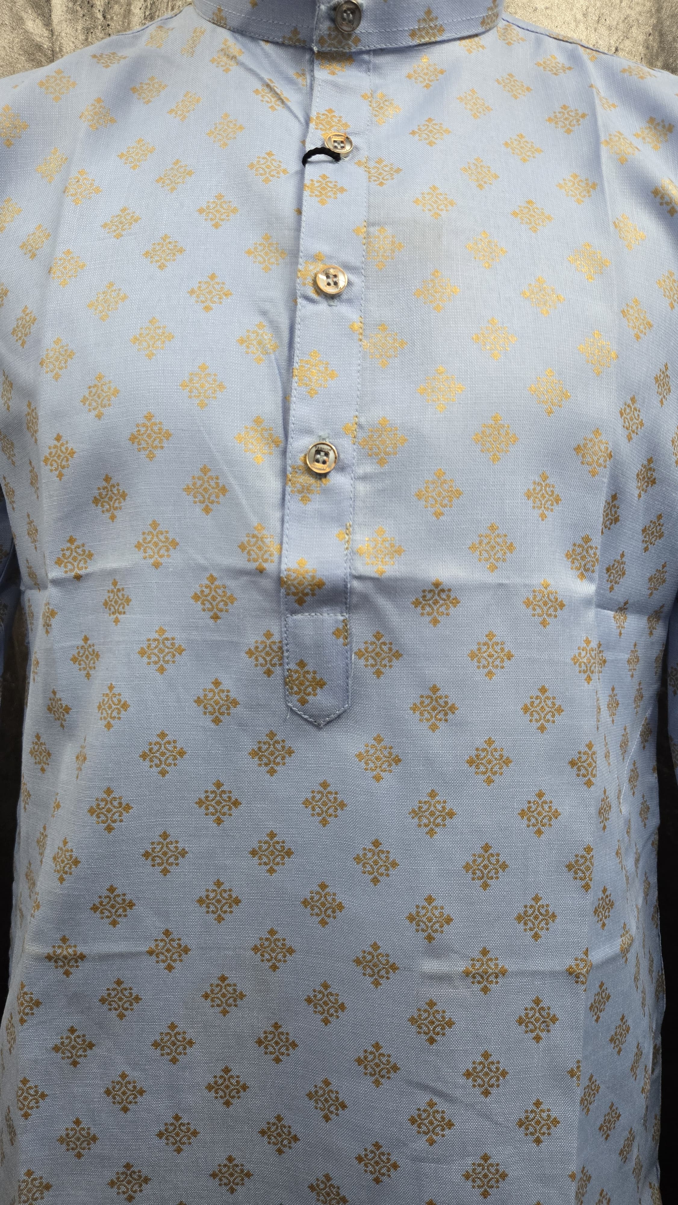 Foil Print Kurta for Men