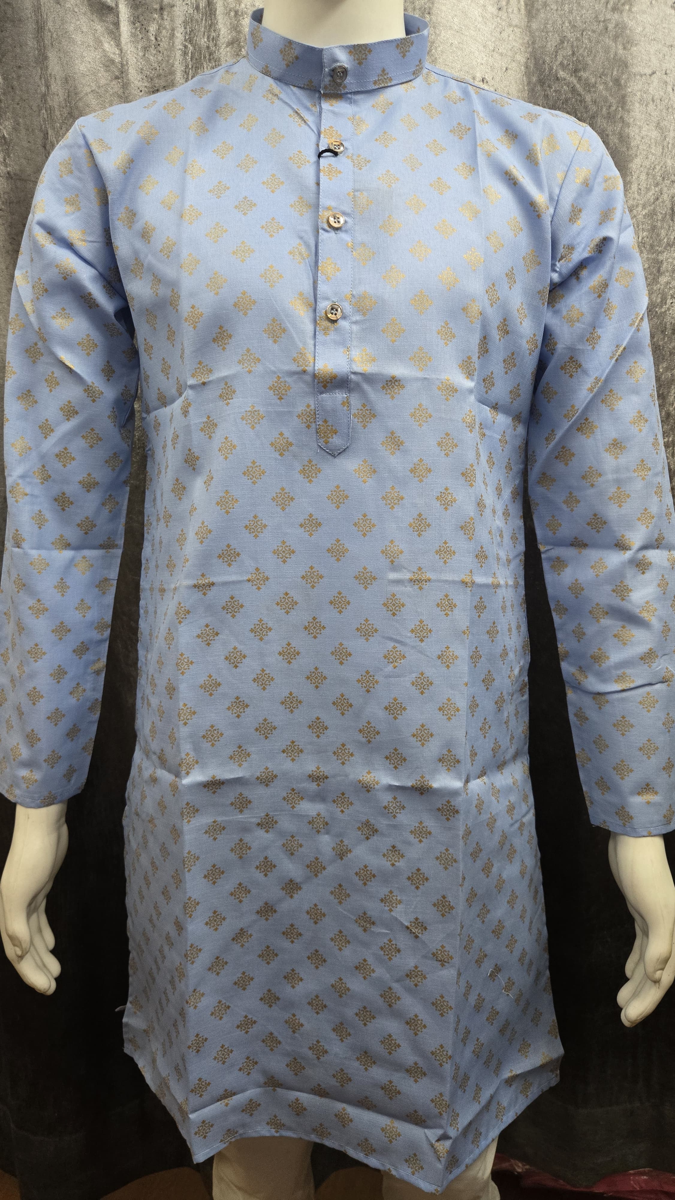 Foil Print Kurta for Men