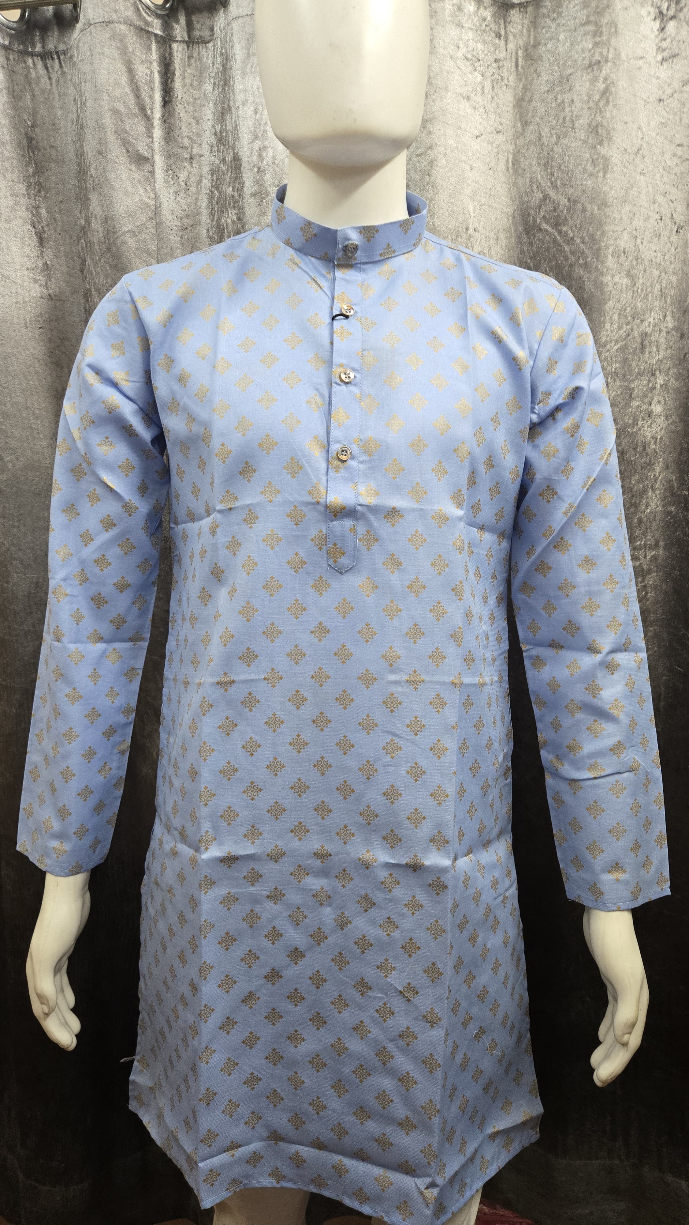 Foil Print Kurta for Men