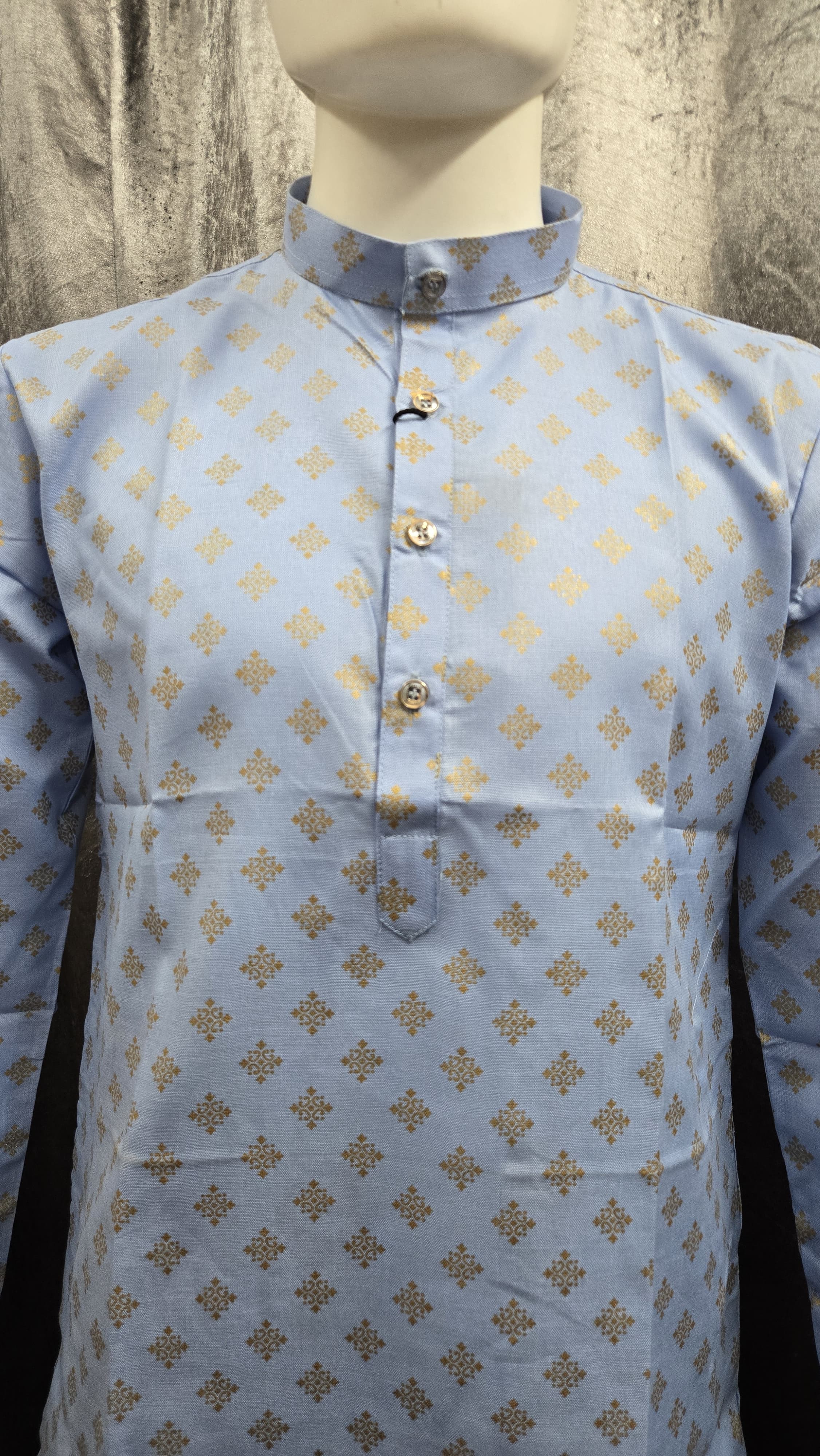 Foil Print Kurta for Men