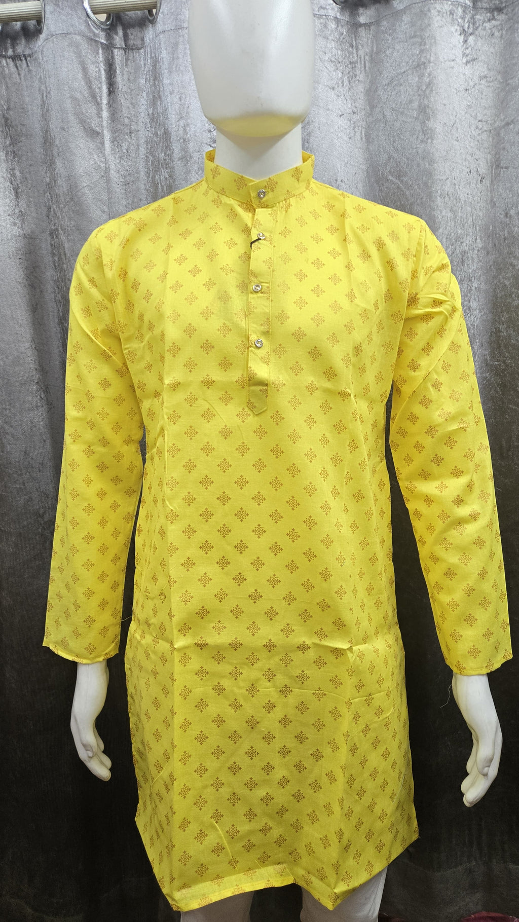 Foil Print Kurta for Men