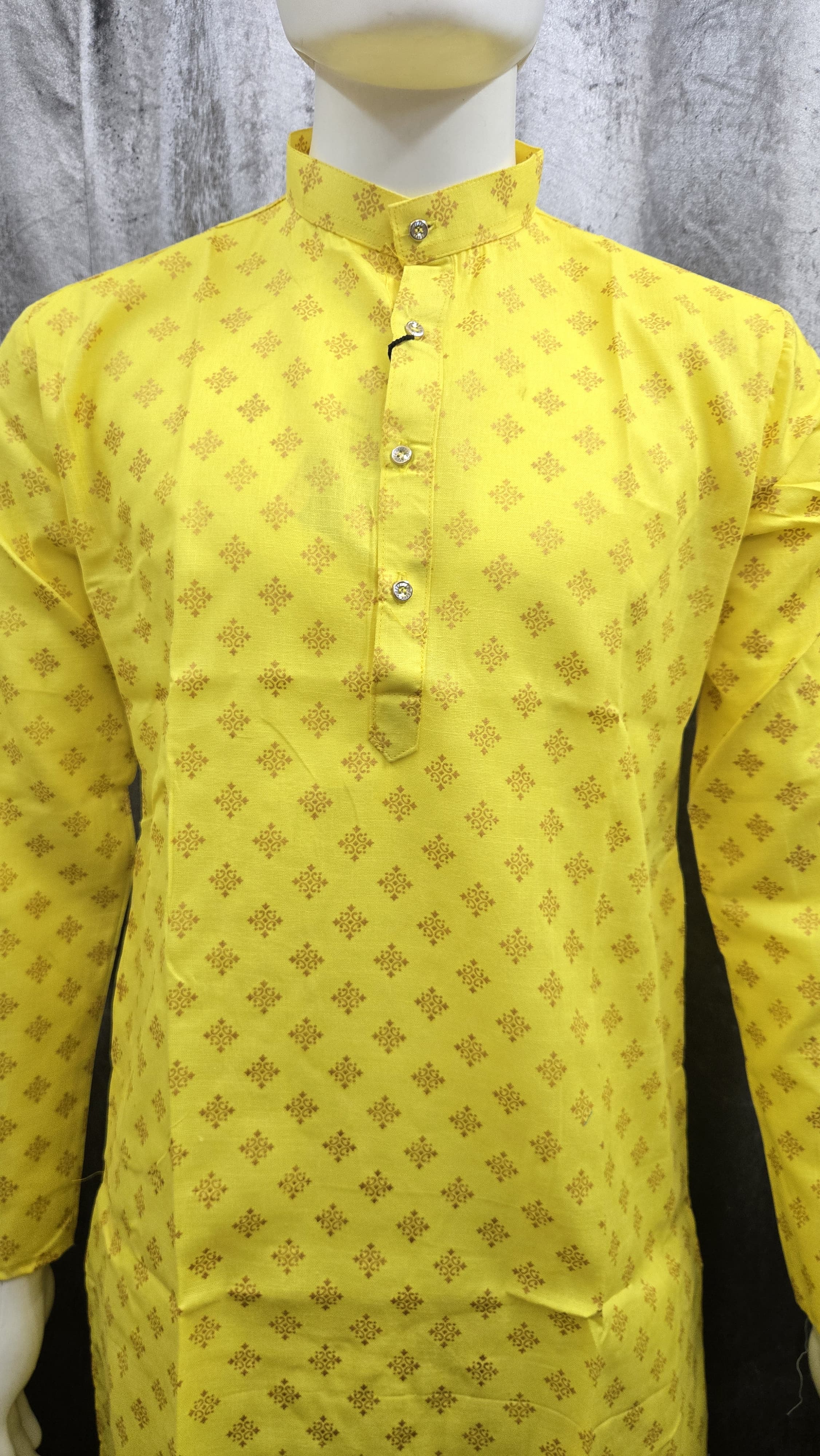 Foil Print Kurta for Men
