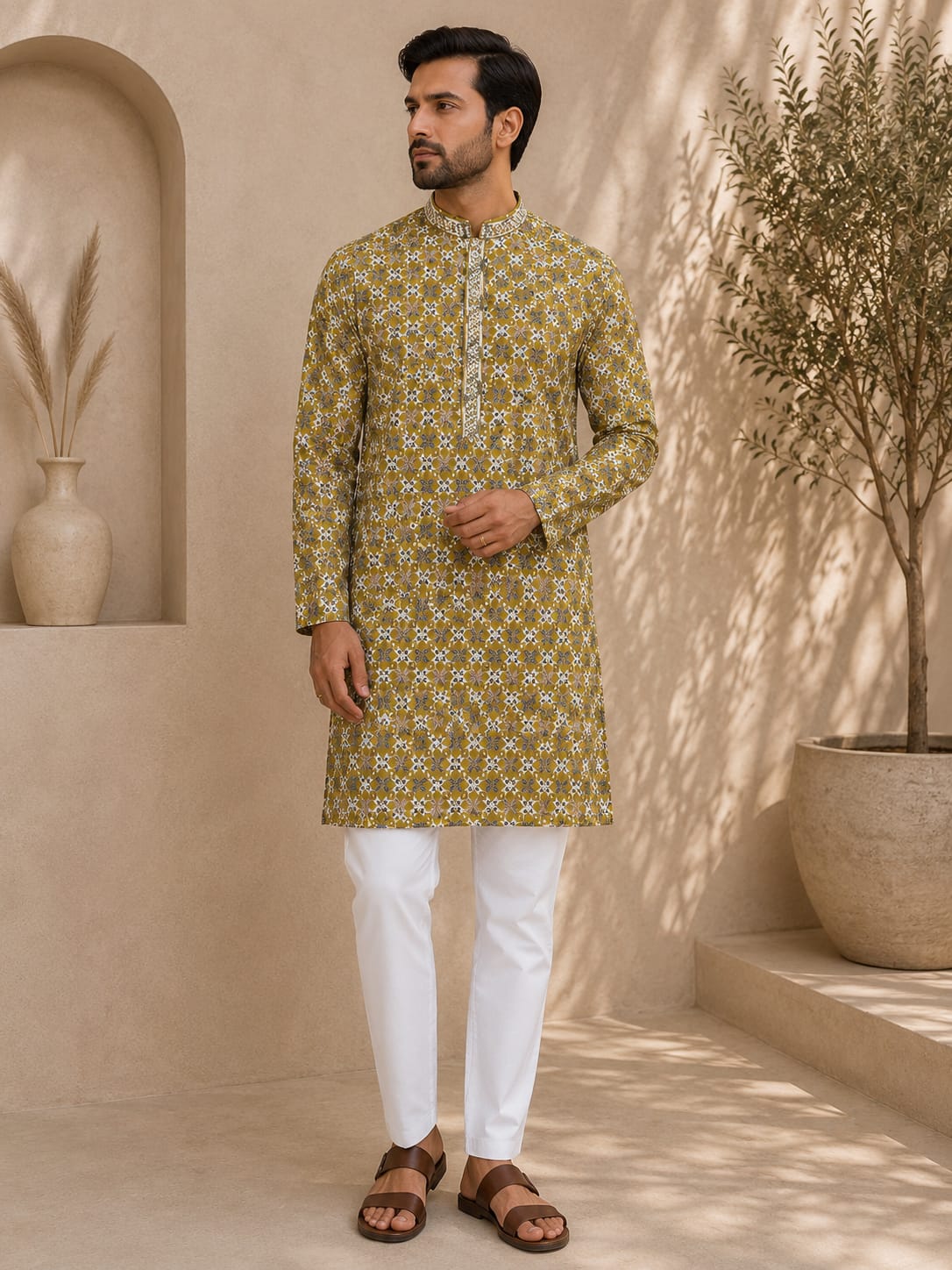 Chikankari Kurta for Men