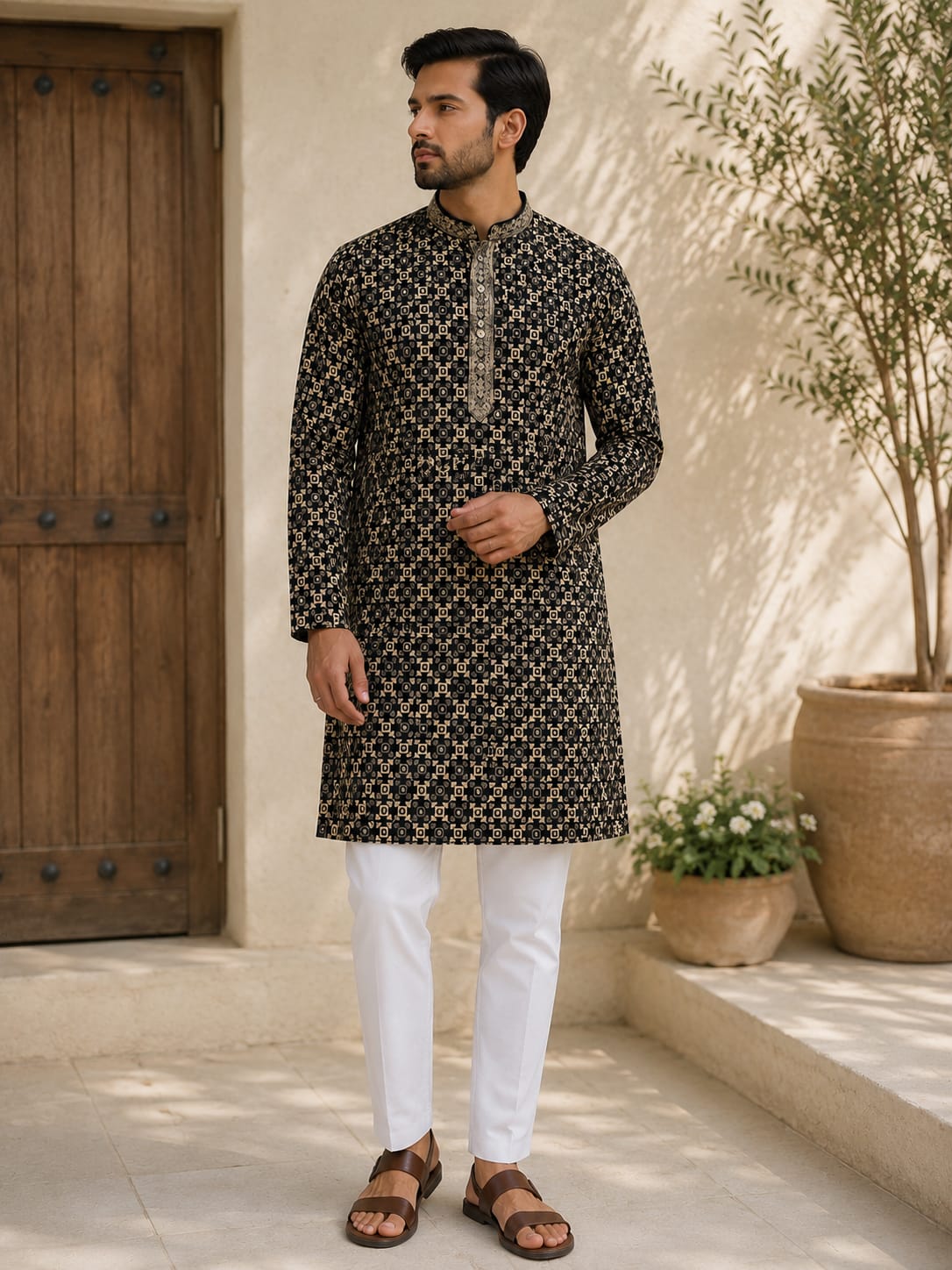 Chikankari Kurta for Men